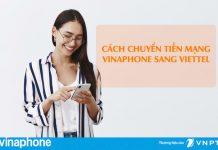 Chuyển tiền từ Vinaphone sang Viettel